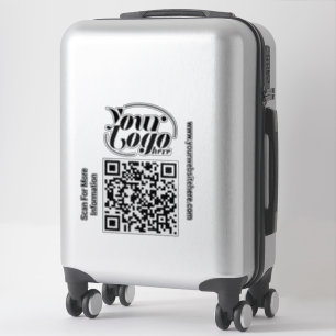 QR-Code-Scanner Berufliches Textgeschäft Aufkleber