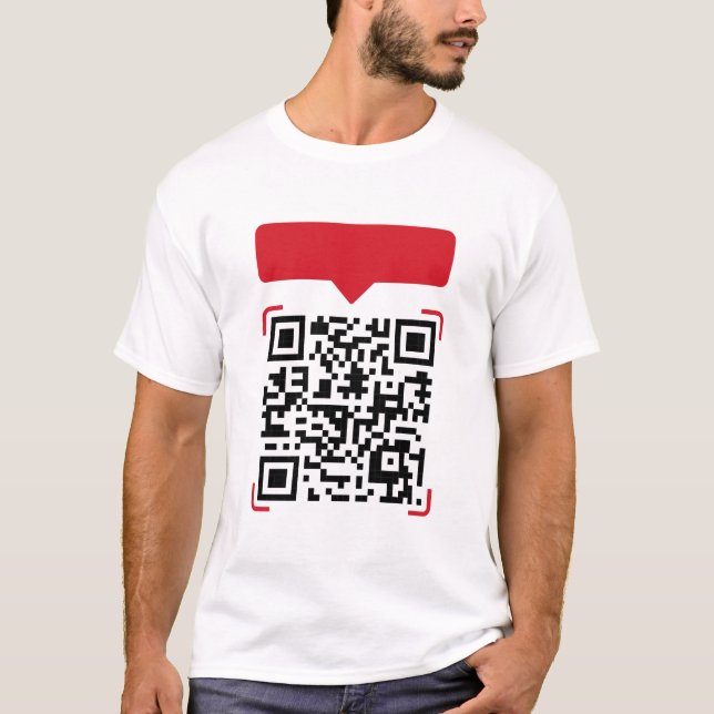 QR-Code schlechte Witze T-Shirt (Vorderseite)