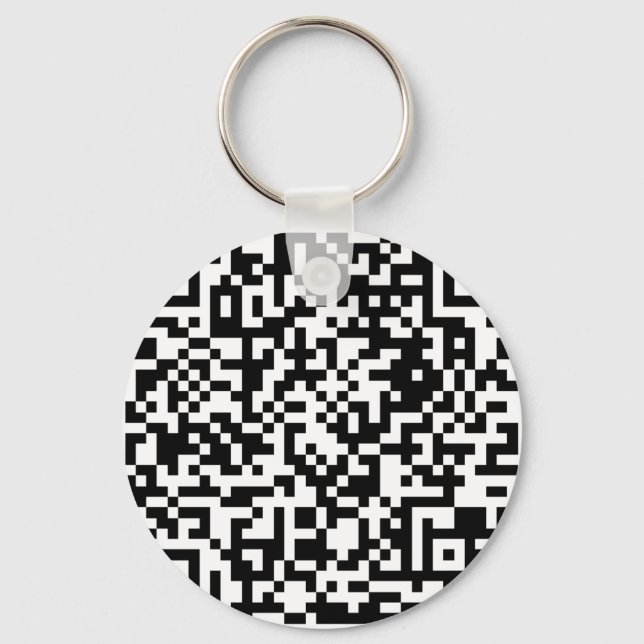 QR-Code Schlüsselanhänger (Vorderseite)