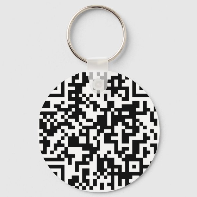 QR-Code Schlüsselanhänger (Vorderseite)