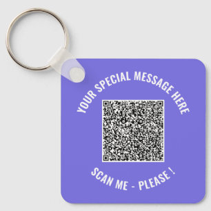QR-Code-Schlüsselanhänger-Geschenk mit besonderer Schlüsselanhänger