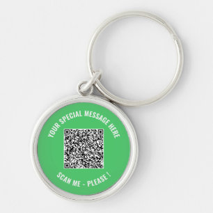 QR-Code-Schlüsselanhänger Hinzufügen eines besonde Schlüsselanhänger