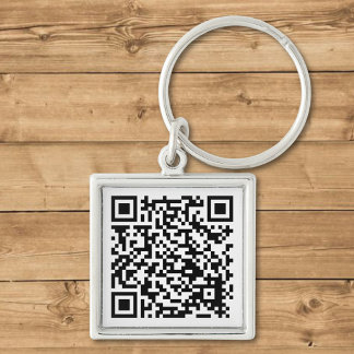 QR-Code-Schlüsselanhänger Schlüsselanhänger