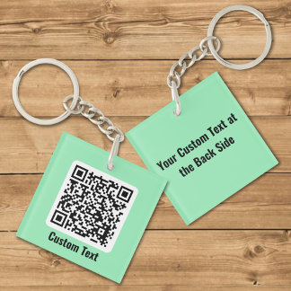 QR-Code-Schlüsselanhänger Schlüsselanhänger