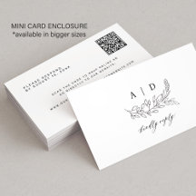 QR-Code Schwarz-Weiß-Monogramm Hochzeitswebsite RS