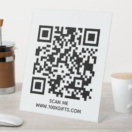 QR-CODE-SIGN FÜR UNTERNEHMEN - NUTZEN SIE HIER DEN SOCKELSCHILD