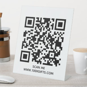 QR-CODE-SIGN FÜR UNTERNEHMEN - NUTZEN SIE HIER DEN SOCKELSCHILD