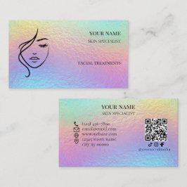 QR-Code Skin-Pflege- und Schönheitssalon Visitenkarte