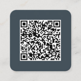 QR-Code-Social Media-modern-einfach-Beruflich Quadratische Visitenkarte