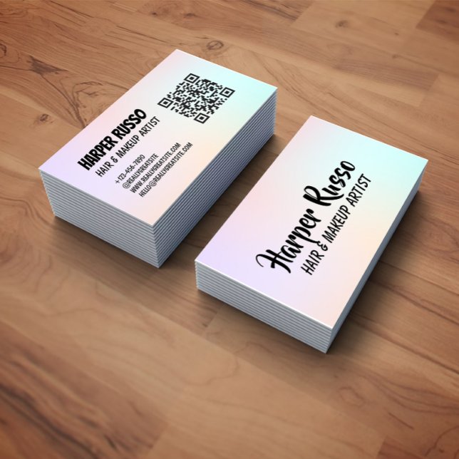 QR-Code Social Media Moderne Visitenkarte (Von Creator hochgeladen)