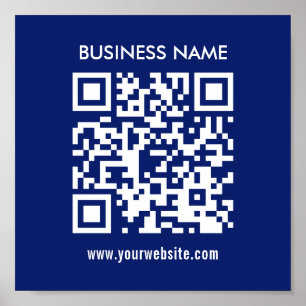 QR-Code sofort erstellen   Modernes, einfaches Des Poster