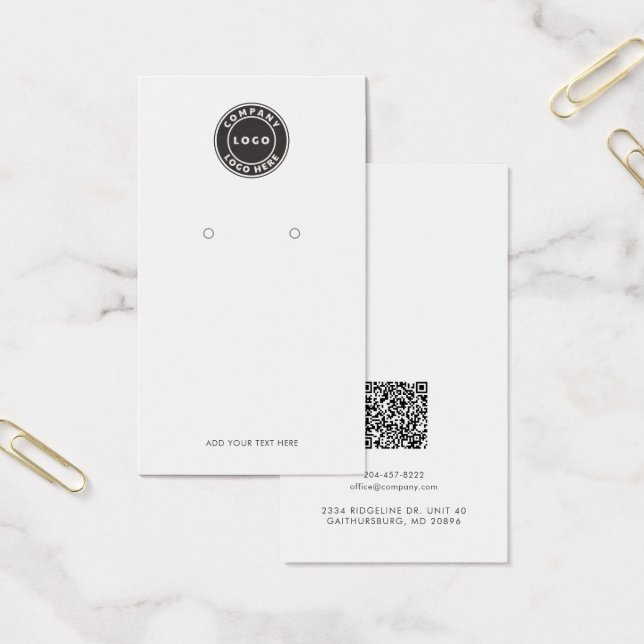 QR-Code-Speicherkarte für Firmenlogos (Büro)
