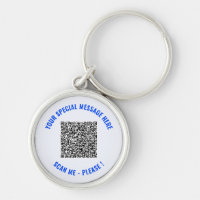 QR-Code Spezielle Message-Überraschung Schlüsselan