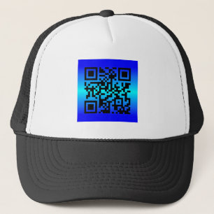 QR Code® Sprichwort: DANKE, DASS ICH MEIN FREUND W Truckerkappe