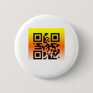 QR Code® Sprichwort: GLÜCKLICH HALLOWEEN Button
