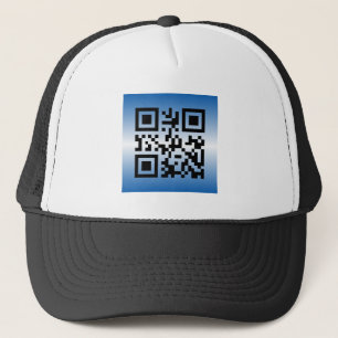 QR Code® Sprichwort: GLÜCKLICH HANUKKAH Truckerkappe
