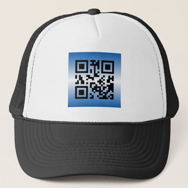QR Code® Sprichwort: GLÜCKLICHER PASSOVER Truckerkappe (Vorderseite)