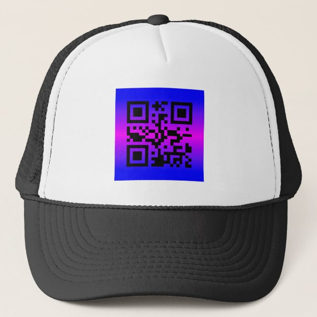 QR-Code®-Sprichwort: IT-ZWINS Truckerkappe (Vorderseite)