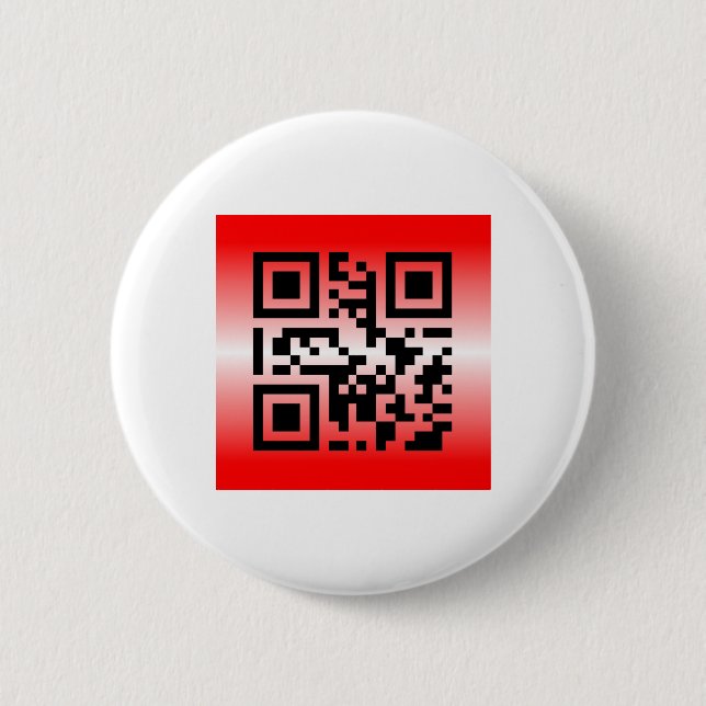 QR Code® Sprichwort: SIE SIND LIEBT Button (Vorderseite)
