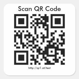 QR-Code Sticker