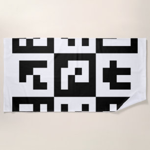 qr Code Strandtuch