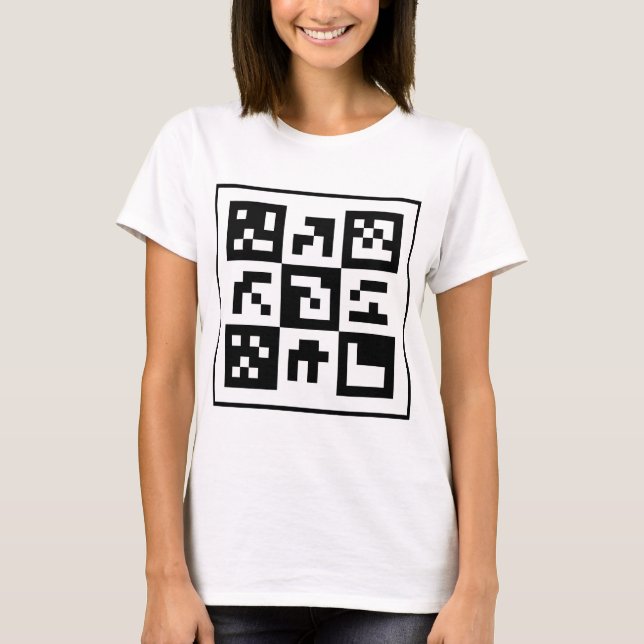 qr Code T-Shirt (Vorderseite)