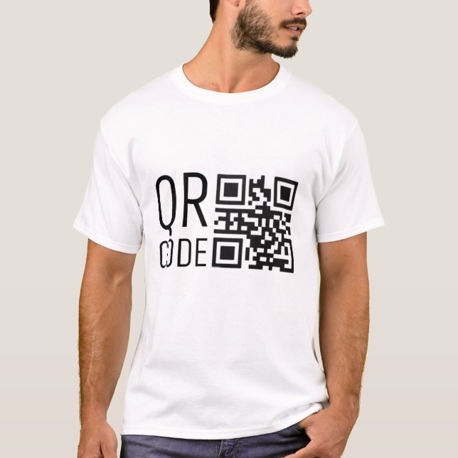 Qr-Code T-Shirt (Vorderseite)