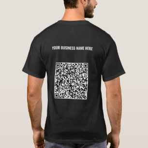 QR-Code-T - Shirt mit benutzerdefiniertem Firmenna