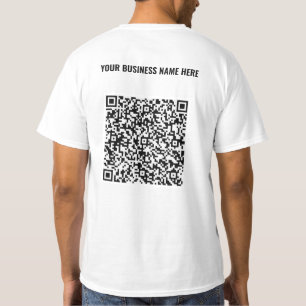 QR-Code-T - Shirt mit Ihrem Firmennamen