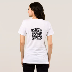QR Code T - Shirt Neugierig?