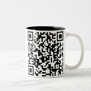 QR Code-Tasse Zweifarbige Tasse