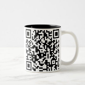 QR Code-Tasse Zweifarbige Tasse