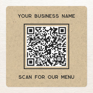 QR Code Text Business Scan für Browsers des Menüs Etiketten