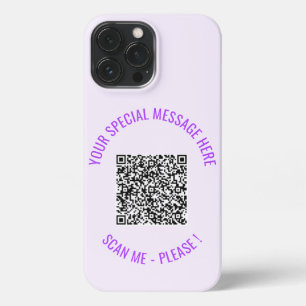 QR-Code Text Ihre besondere Nachricht iPhone Case  iPhone 13 Pro Max Hülle