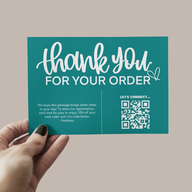 QR Code Thank For Your Purchase Package Insert (Von Creator hochgeladen)