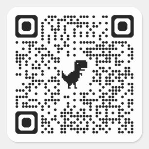QR-Code-Tool vor Verkauf Quadratischer Aufkleber