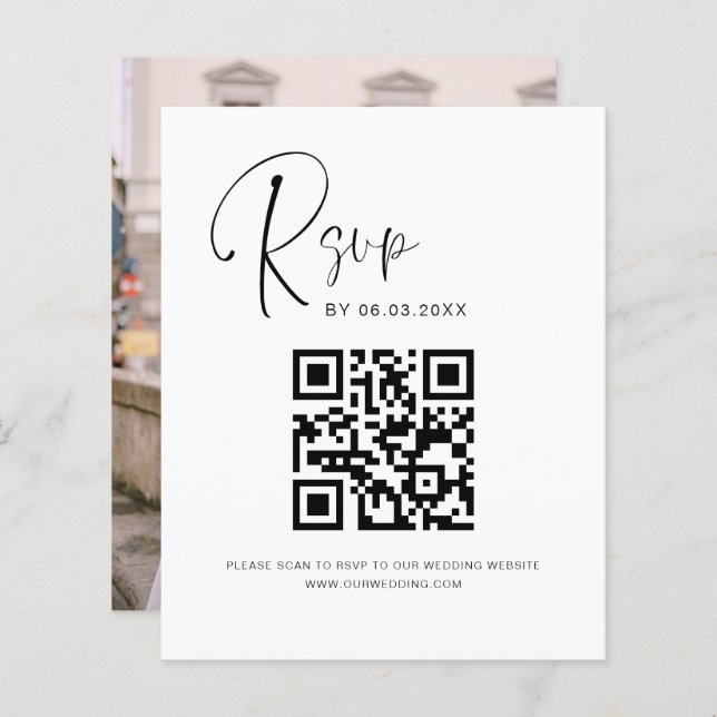 QR Code UAWG Wedding Foto Website (Vorne/Hinten)