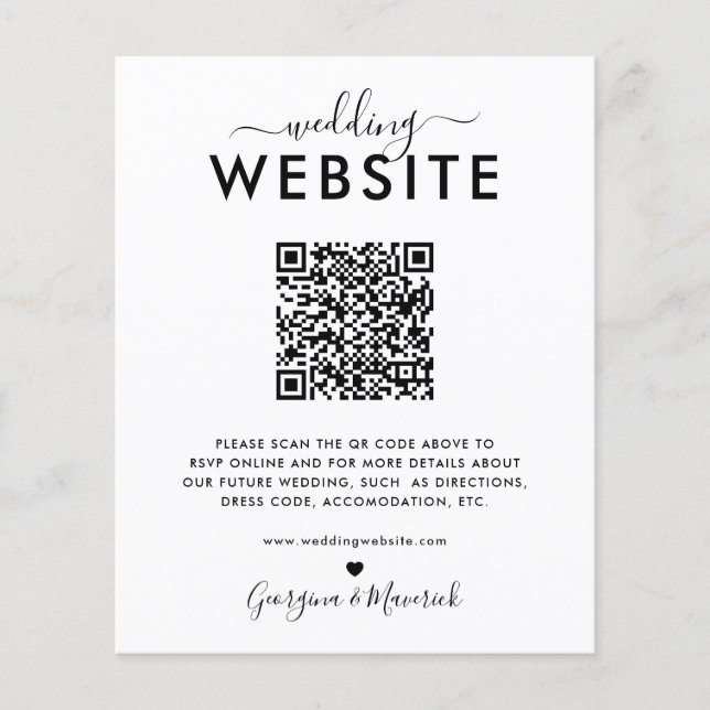 QR Code UAWG Wedding Website Details (Vorderseite)