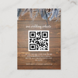 QR Code UAWG Wedding Website Enclosure Card Visitenkarte
