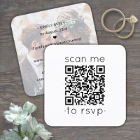QR Code UAWG Wedding Website Modernes Minimales Fo