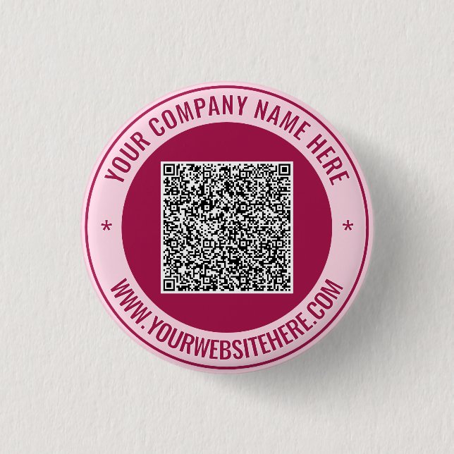 QR-Code und benutzerdefinierte Textschaltflächen F Button (Vorderseite)