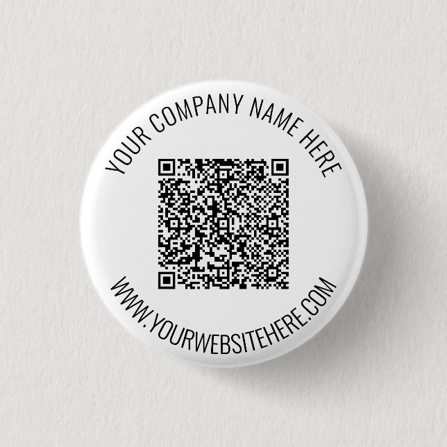 QR-Code und benutzerdefinierte Textschaltflächen F Button (Vorderseite)
