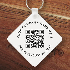 QR-Code und benutzerdefinierter Schlüsselanhänger