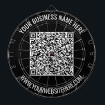 QR-Code und benutzerdefiniertes Textfeld-Dart-Main Dartscheibe<br><div class="desc">Benutzerdefinierte Farben und Schriftart - Dart Board mit Ihrem QR-Code und benutzerdefiniertem Text Berufliche Firmenname Website Werbetafeln / Geschenk - Fügen Sie Ihren QR-Code - Bild oder Logo / Name - Firma / Website oder E-Mail oder Telefon - Kontaktinformationen / Adresse - Größe ändern und verschieben oder entfernen / Elemente...</div>