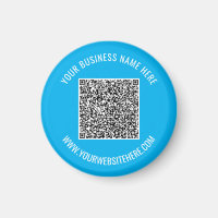 QR-Code und Berufliches Magnet für benutzerdefinie