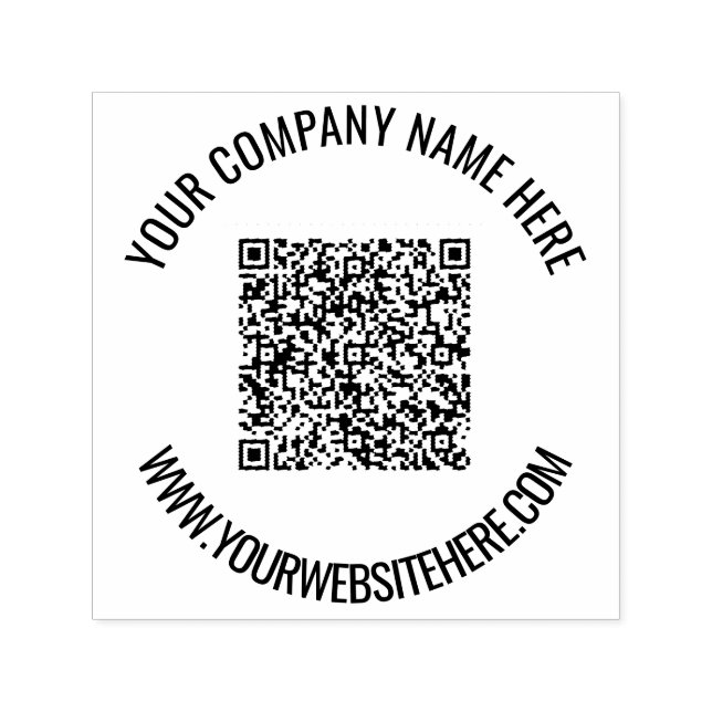QR-Code und Personalisierte Briefmarke des benutze Permastempel (Design)
