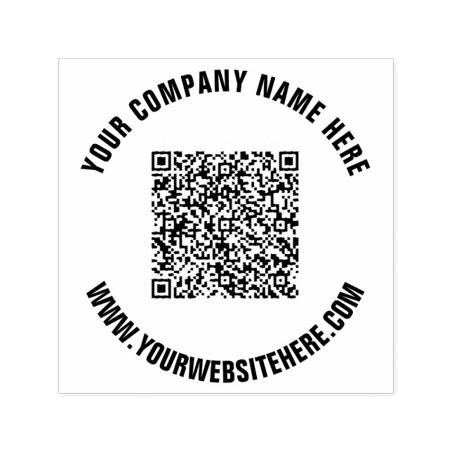 QR-Code und Personalisierte Briefmarke für benutze Permastempel (Design)