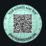 QR-Code und Personalisierte Dart-Karte für den ben Dartscheibe<br><div class="desc">Dart-Karten mit Ihrem QR-Code und Beruflichen Personalisierten Firmennamen Website Werbefirma Dartboard / Geschenk - Hinzufügen Ihres QR-Codes - Bild oder Logo / Name - Unternehmen / Website oder E-Mail oder Telefon - Kontaktinformationen / Adresse - Umgestalten und entfernen / Hinzufügen von Elementen - Bild / Text mit Anpassungstool. Wählen Sie...</div>