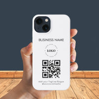 QR-Code und Textwerbung für kundenspezifische Firm