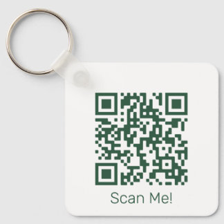 QR Code - Upload Your Own QR Keychain Code Schlüsselanhänger
